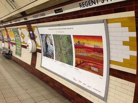 Billboards in London, England